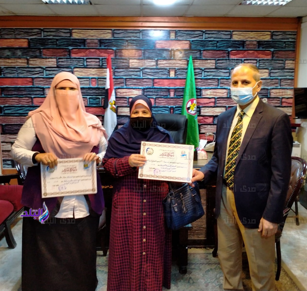 جانب من التكريم 