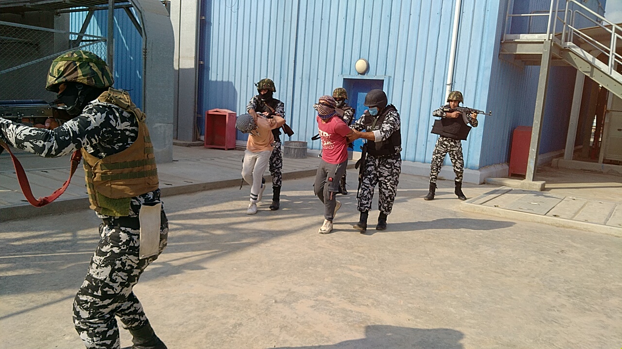 تدريب مجابهة الكوارث 