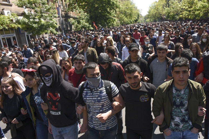 احتجاجات في أرمينيا 