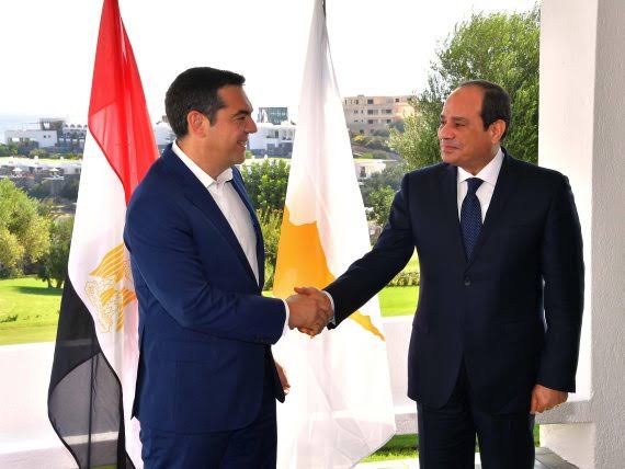 السيسي ورئيس وزراء اليونان