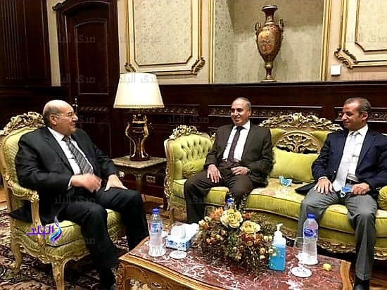 رئيس مجلس الشيوخ يلتقى الكاتب الصحفي عبد المحسن سلامة 