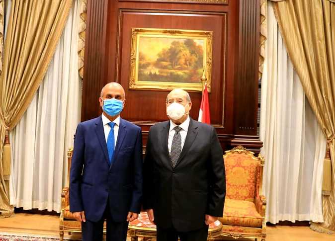 لقاء رئيس مجلس الشيوخ والجروان 