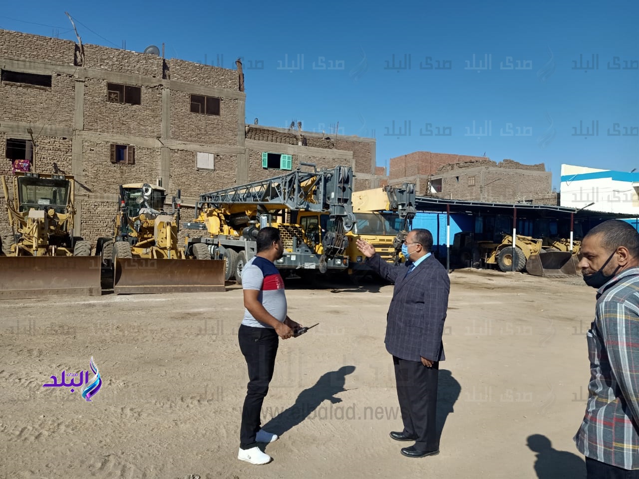 سكرتير مساعد أسيوط يتفقد معدات الإنقاذ السريع
