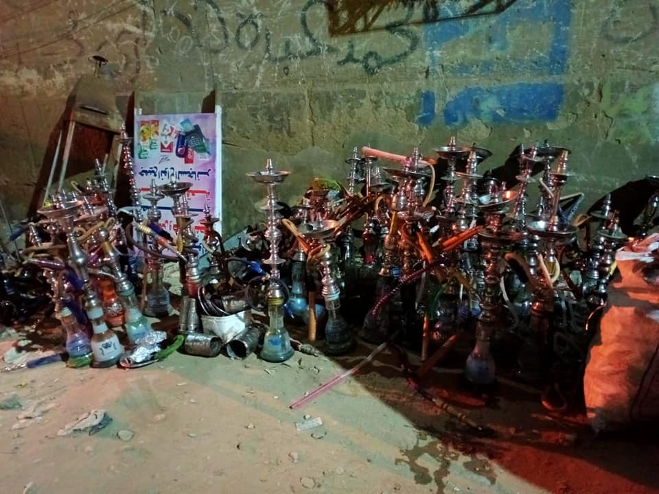التحفظ علي ٦٥شيشه
