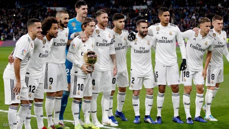 لاعبي ريال مدريد