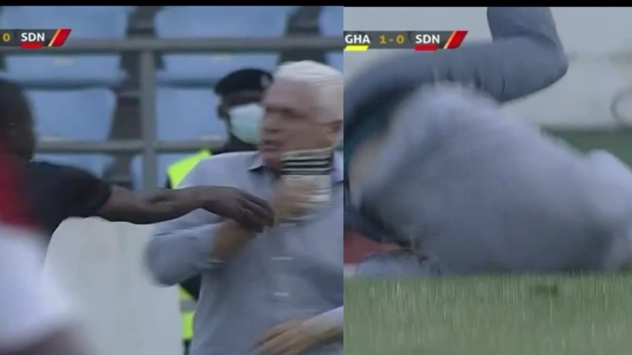 تعدي الحكم المساعد على مدرب السودان