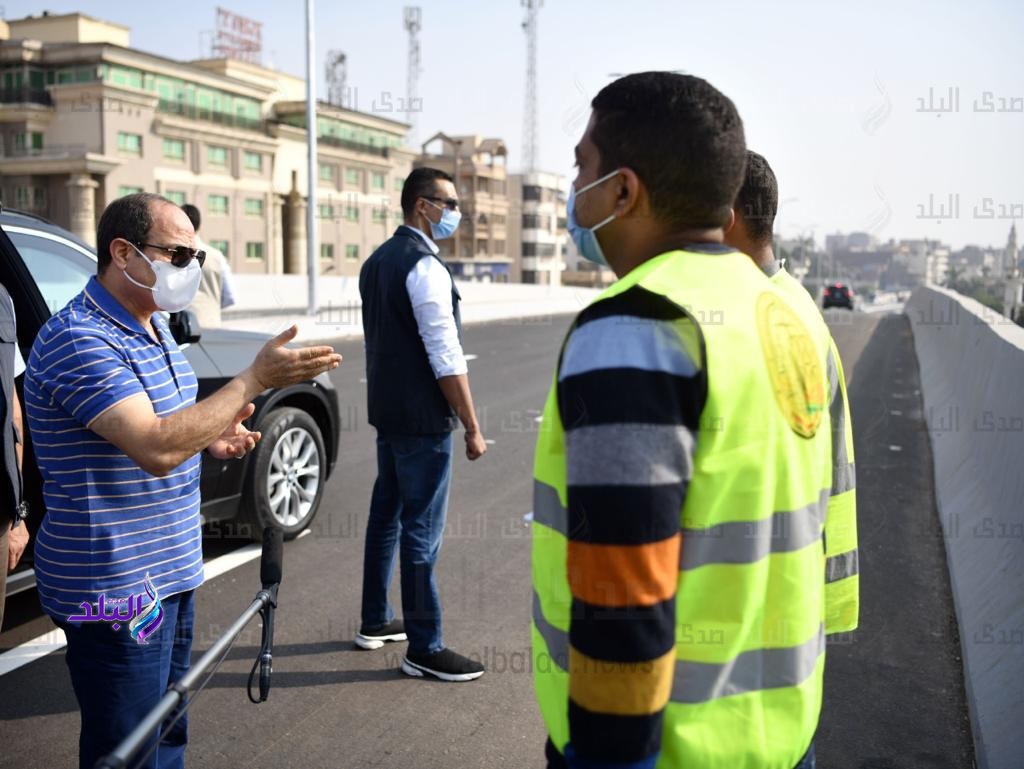 الرئيس فى جولة تفقد لتطوير المحاور بالقاهرة والجيزة