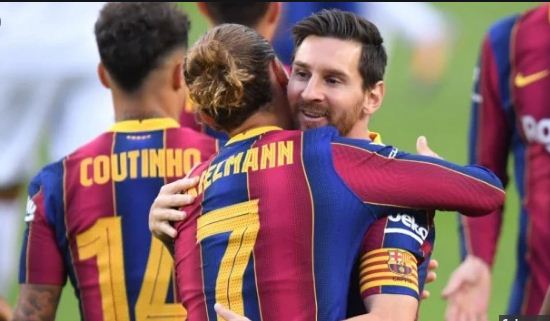 ميسي نجم فريق برشلونة