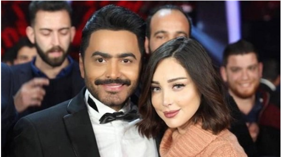 بسمة بوسيل و تامر حسني