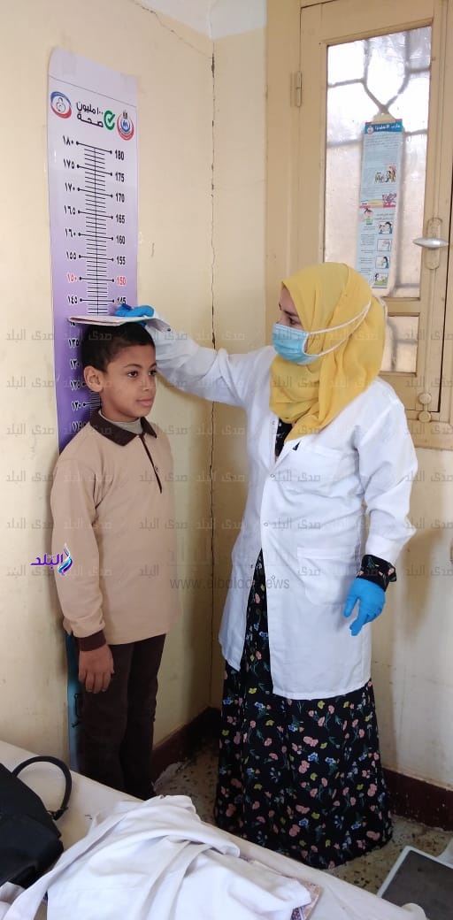جانب من  مبادرة الرئيس لعلاج سوء التغذية