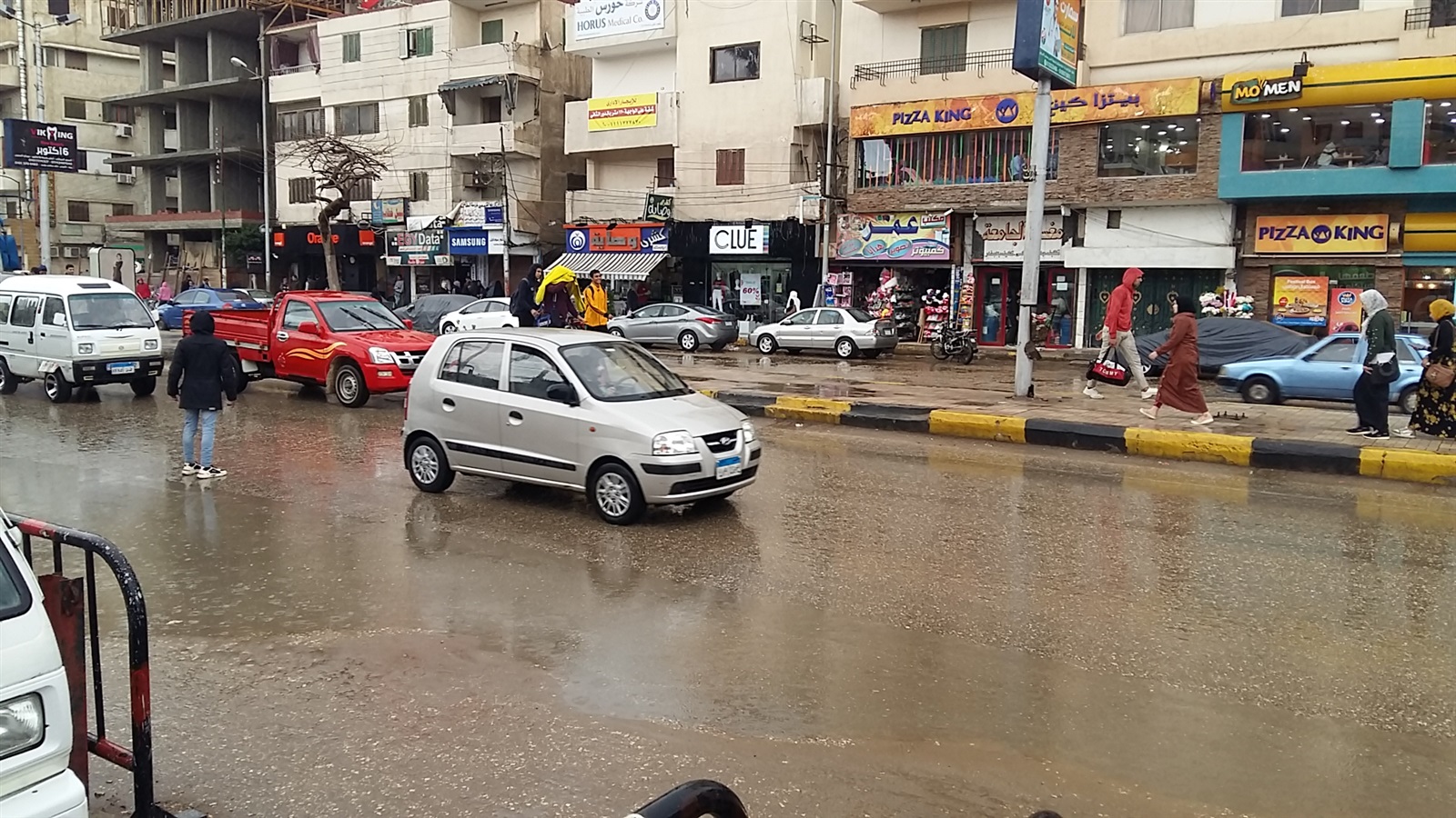 سقوط أمطار خفيفة على مدن القليوبية