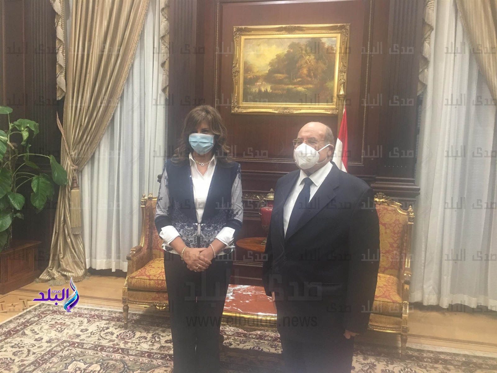 رئيس مجلس الشيوخ يلتقى وزيرة الهجرة