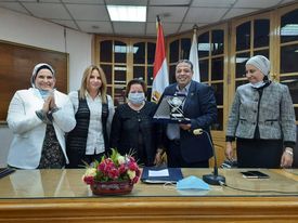 جانب من التكريم 
