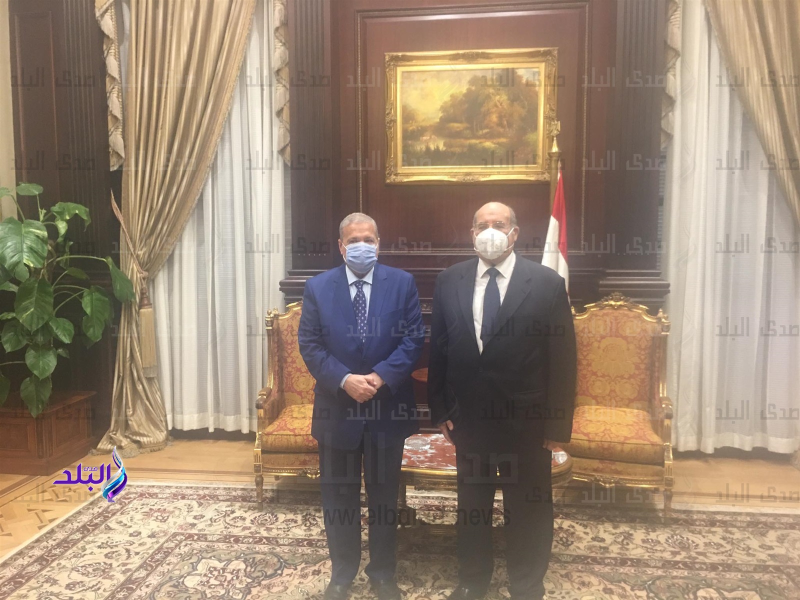 رئيس مجلس الشيوخ يلتقى رئيس هيئة النيابة الإدارية