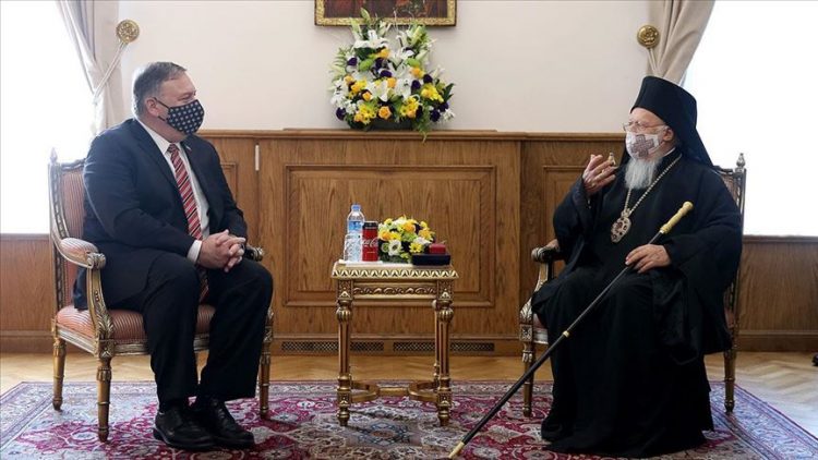 مايك بومبيو وبرثلماوموس الأول