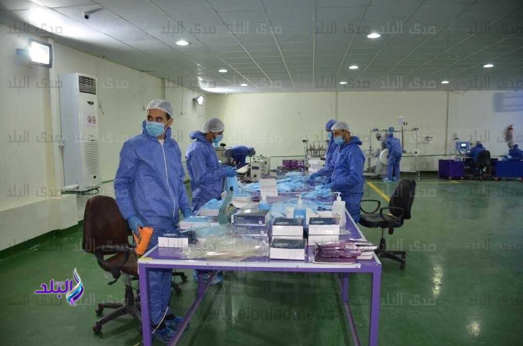 أكبر مصنع لإنتاج الكمامات
