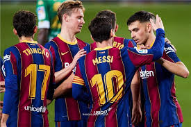 لاعبي برشلونة