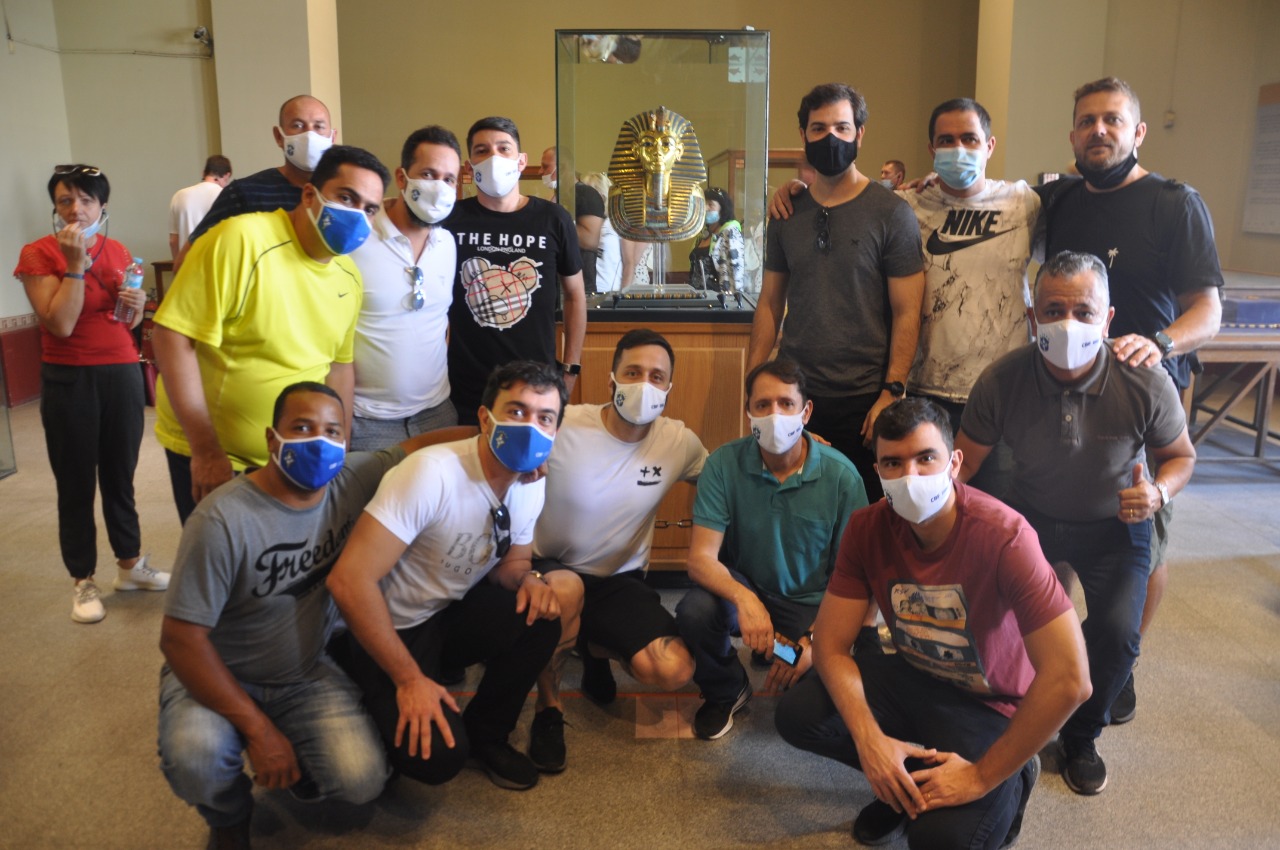 المنتخب الأولمبي البرازيلي فى حضرة الأهرامات