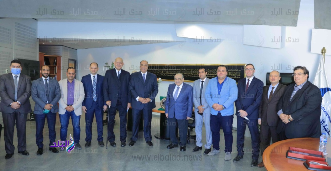 وفد نادي الاتحاد السكندري يزور مكتبة الإسكندرية