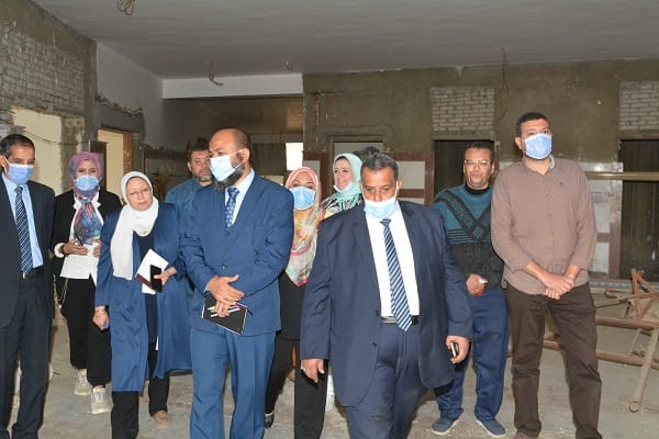 متابعة ميدانية من لجنة وزارة التخطيط لمشروعات جامعة الفيوم