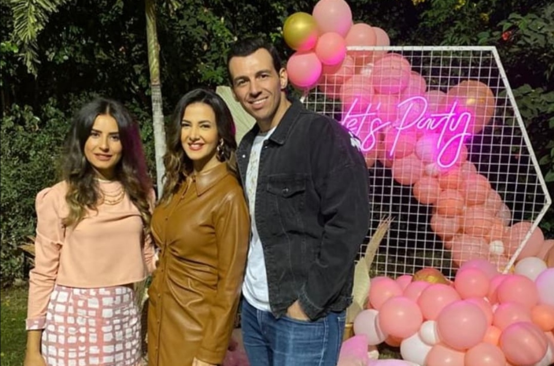 ريهام ايمن ودنيا سمير غانم ورامي رضوان 