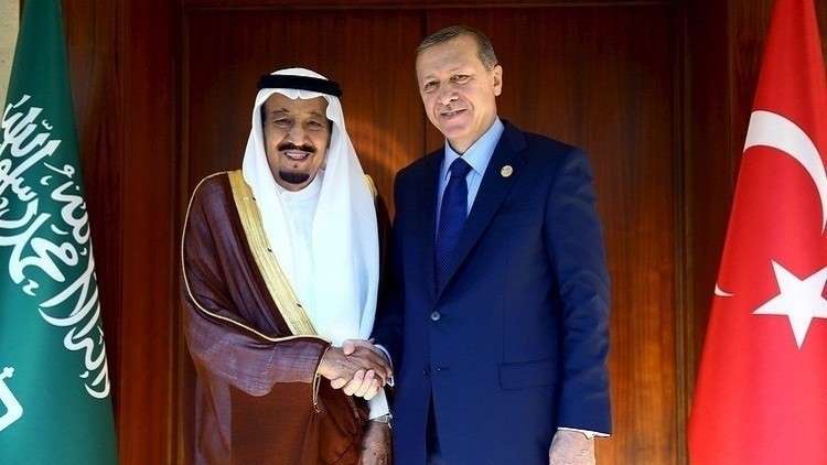 الملك سلمان ورجب طيب أردوغان