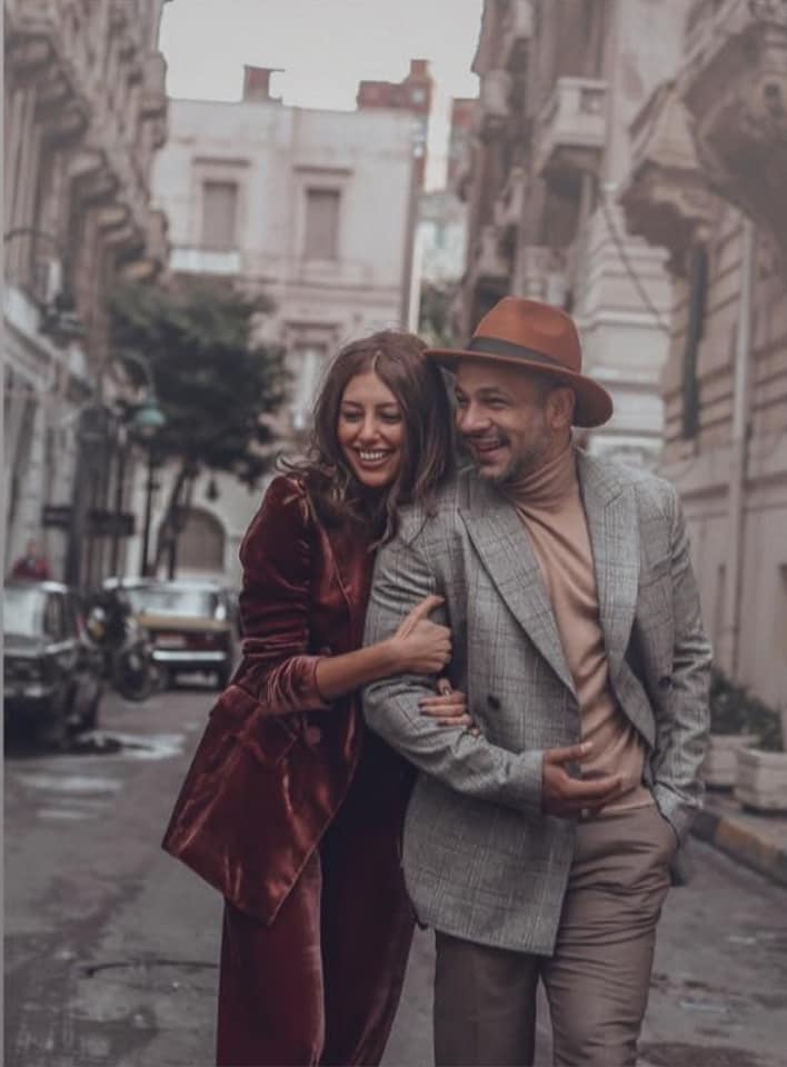 محمد عطية وميرنا الهلباوى 