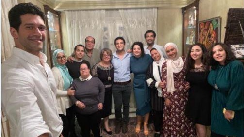 خطوبة ابنة المخرج مجدى احمد على 