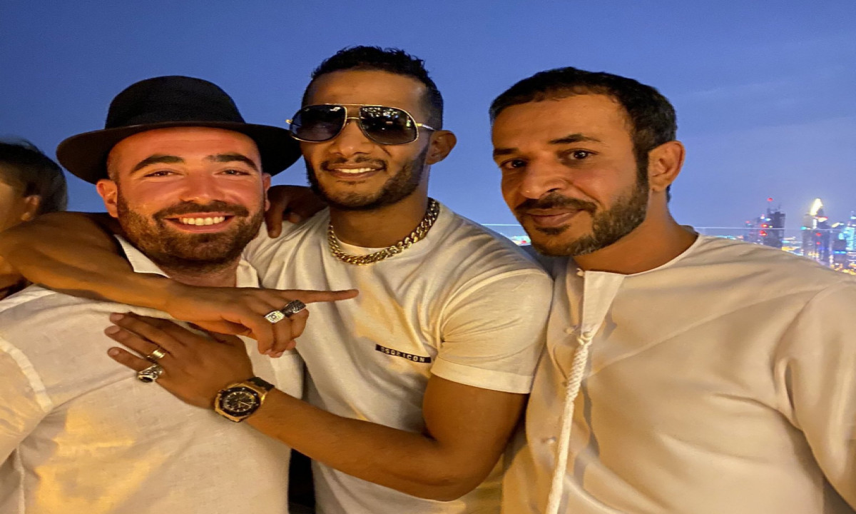محمد رمضان والمغني الإسرائيلي عمير آدم