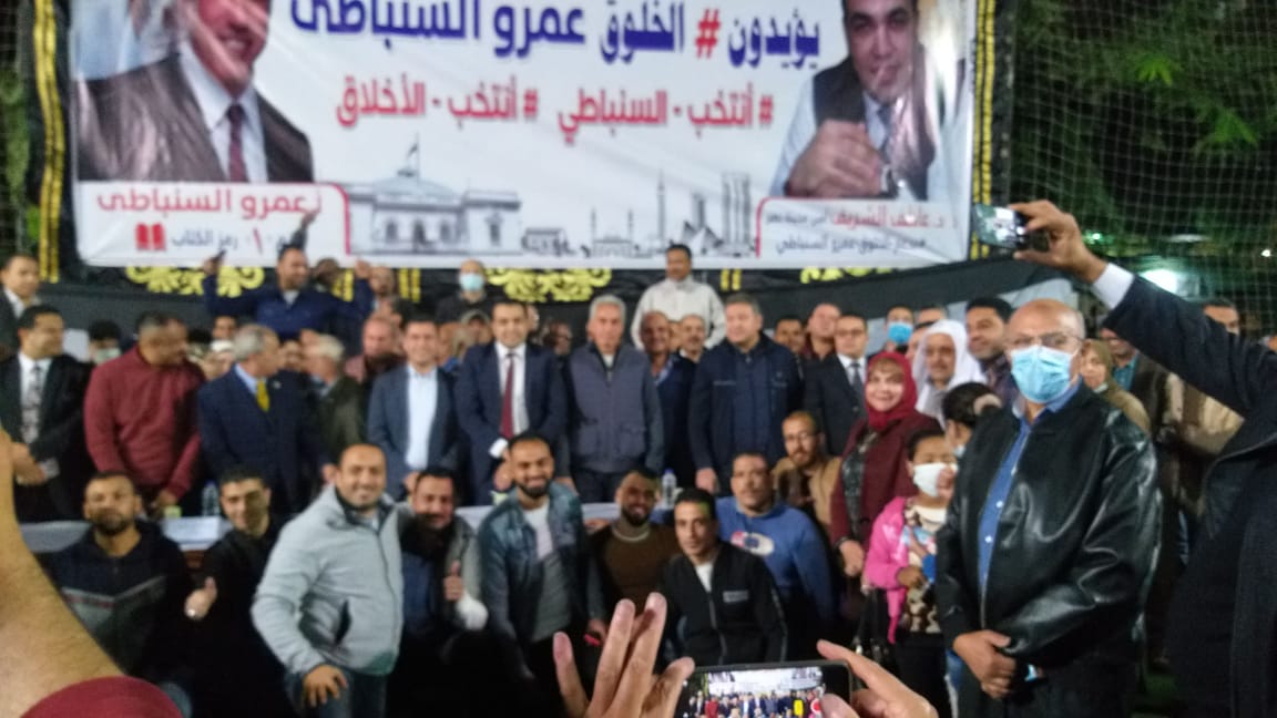 السلاب يؤيد السنباطى فى جولة إعادة البرلمان