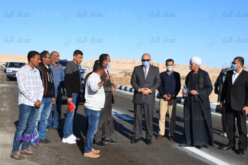 محافظ قنا يعلن انتهاء أعمال رصف طريق السكة الحجازية