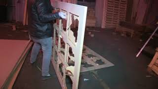 لحظة ضبط حاوية محملة بـ 6 اطنان حشيش