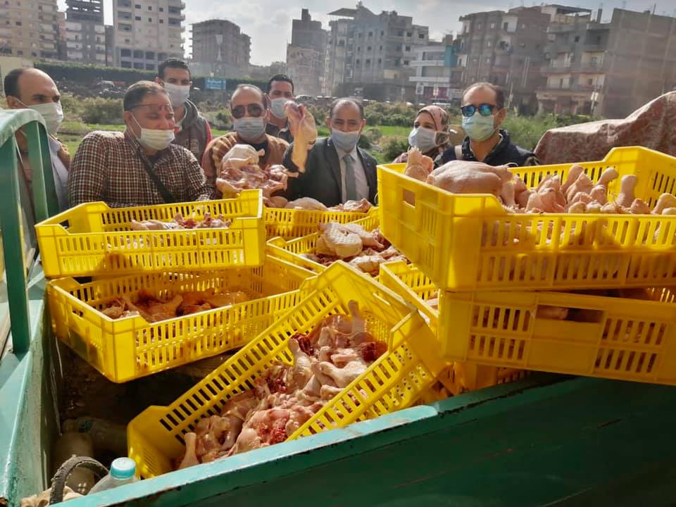 ضبط كميات من اللحوم الغير صالحة للاستهلاك الأدمي