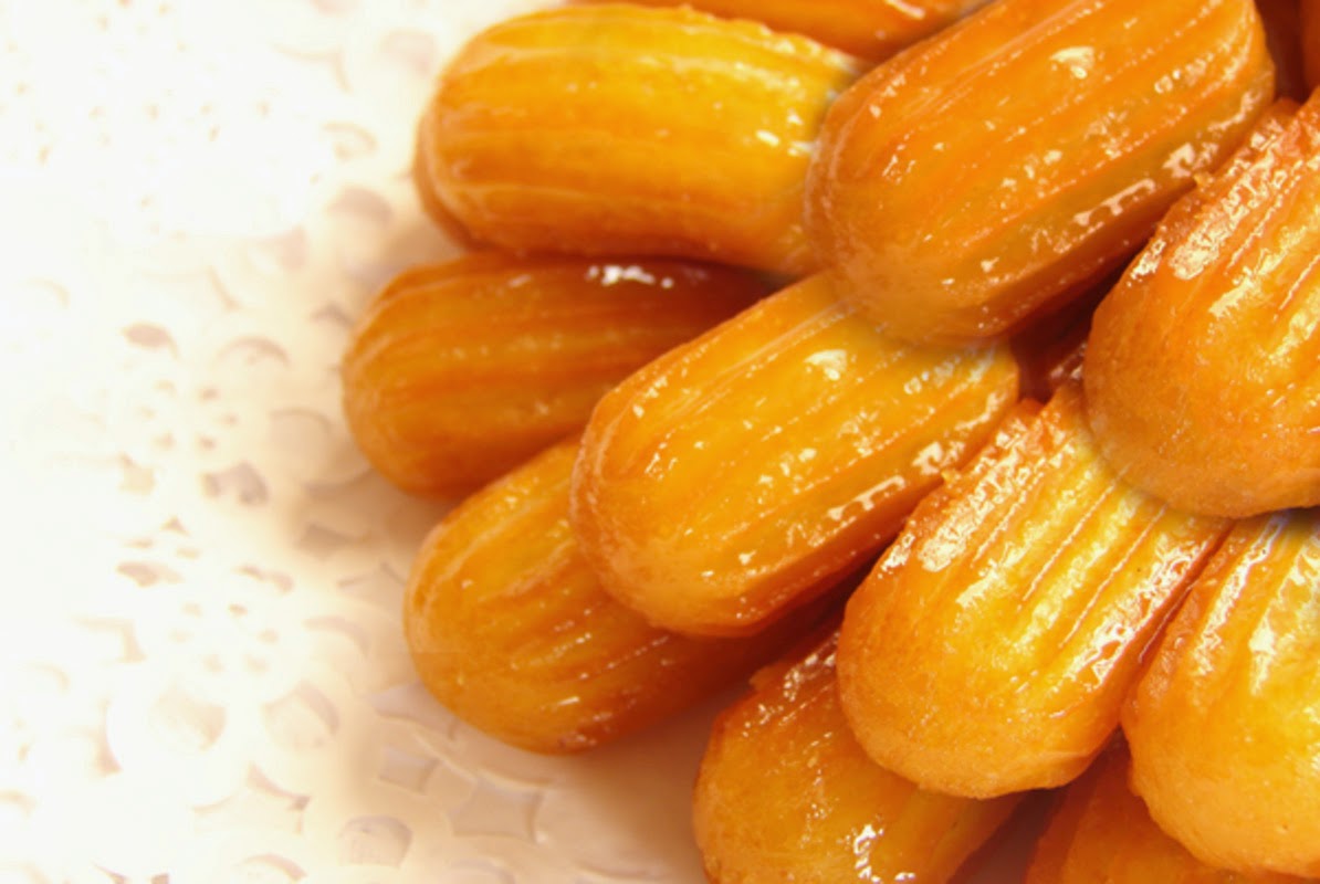 طريقة عمل بلح الشام بالسميد