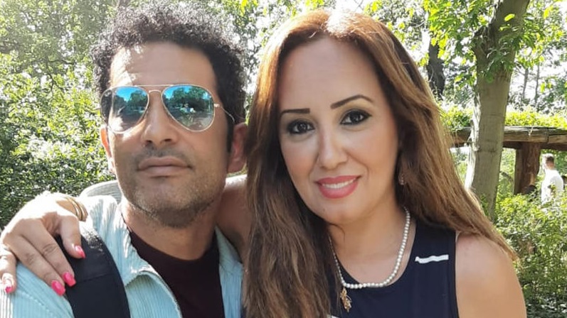 عمرو سعد وزوجته 