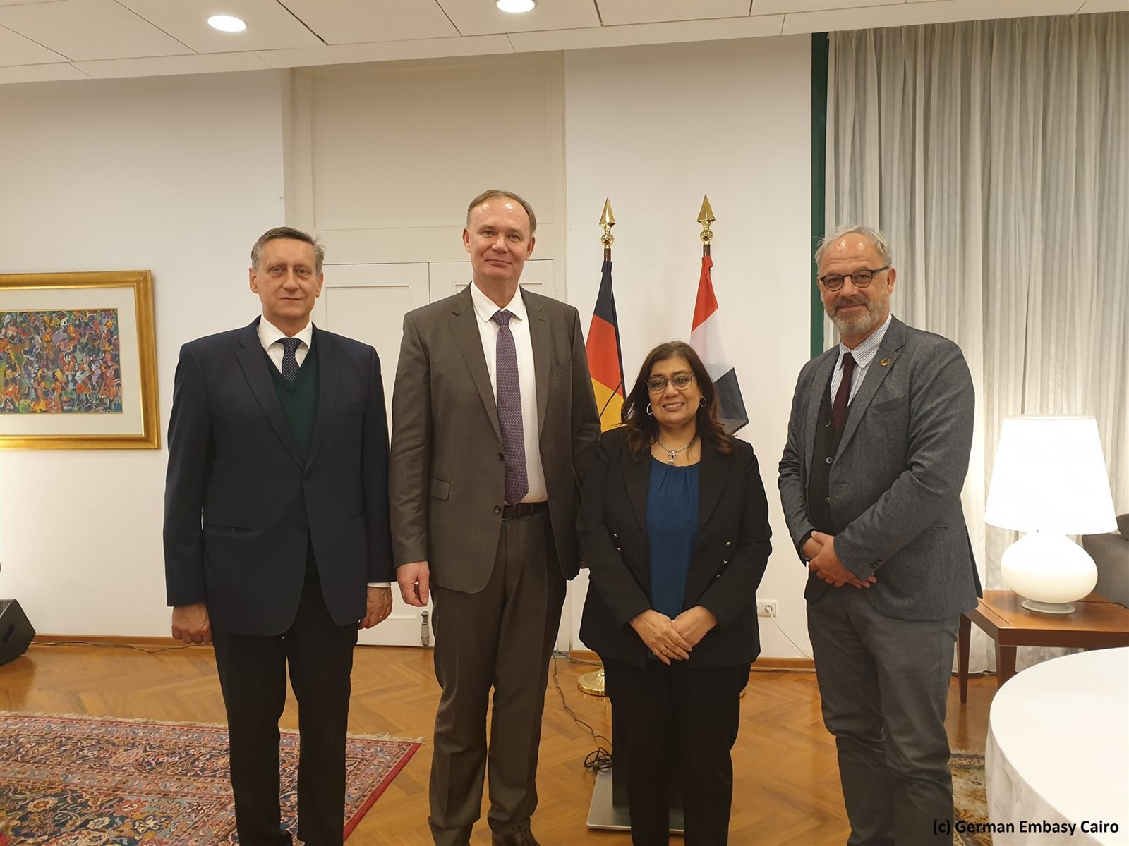السفير الألماني بالقاهرة ومدير الوكالة الألمانية للتعاون السفير الألماني بالقاهرة ومدير الوكالة الألمانية للتعاون