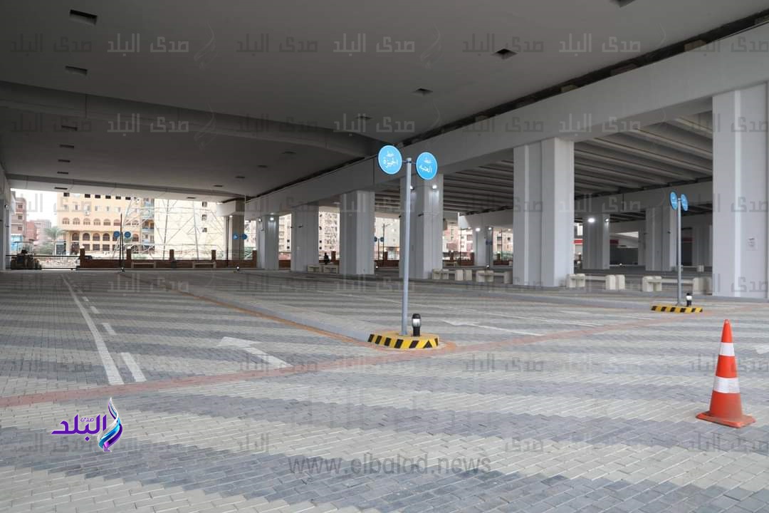 موقف السيارات الجديد أسفل محور روض الفرج