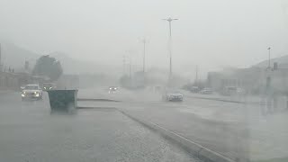 جانب من الأمطار 