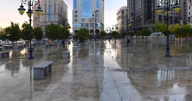 هطول الأمطار على جدة 