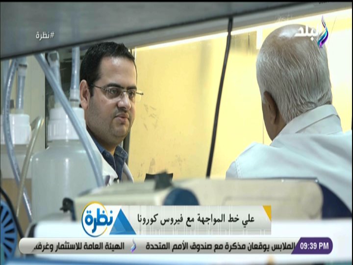 دكتور محمود شحاتة باحث الفيروسات بالمركز القومي للبحوث 