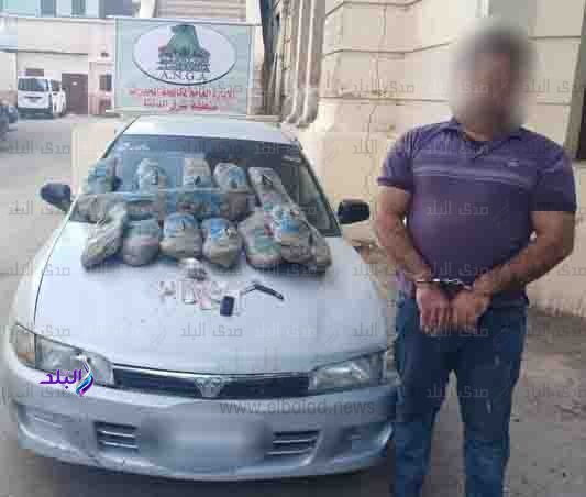 المتهم عقب ضبطه 
