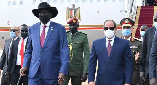 الرئيس السيسى وسلفا كير