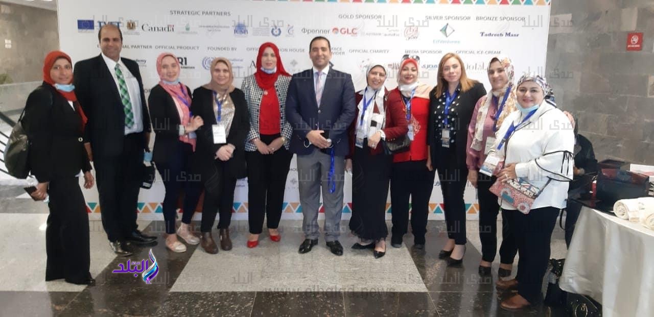 وفد نادي ريادة أعمال جامعة القناة 