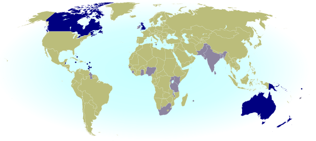 الدول التي تخضع لحكم الملكة إليزابيث الثانية