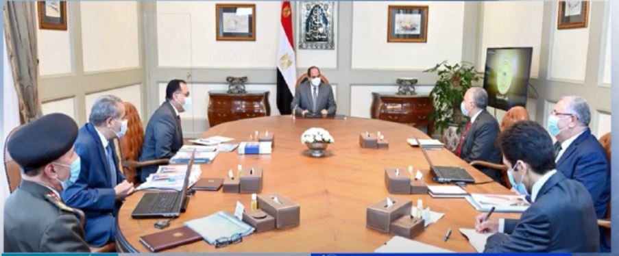 اجتماع الرئيس السيسي مع الوزراء