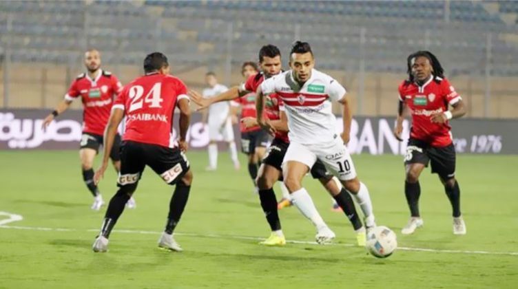لقاء الزمالك وطلائع الجيش 