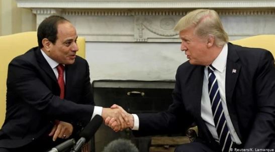 الرئيس السيسي مع ترامب