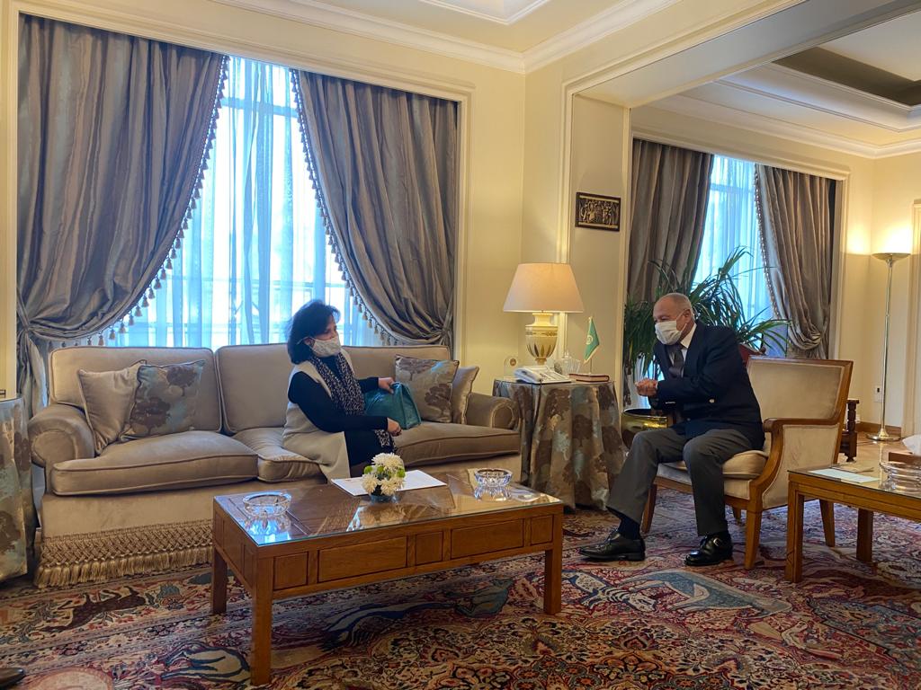 الشيخة مي - الامين العام لجامعة الدول العربية