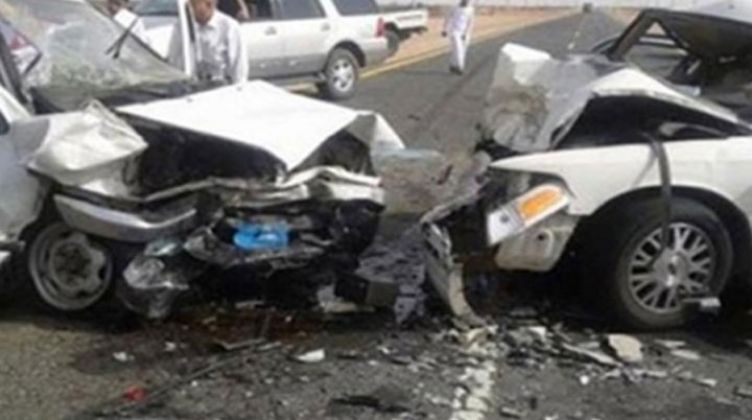 حادث انقلاب سيارة بصحراوي المنيا