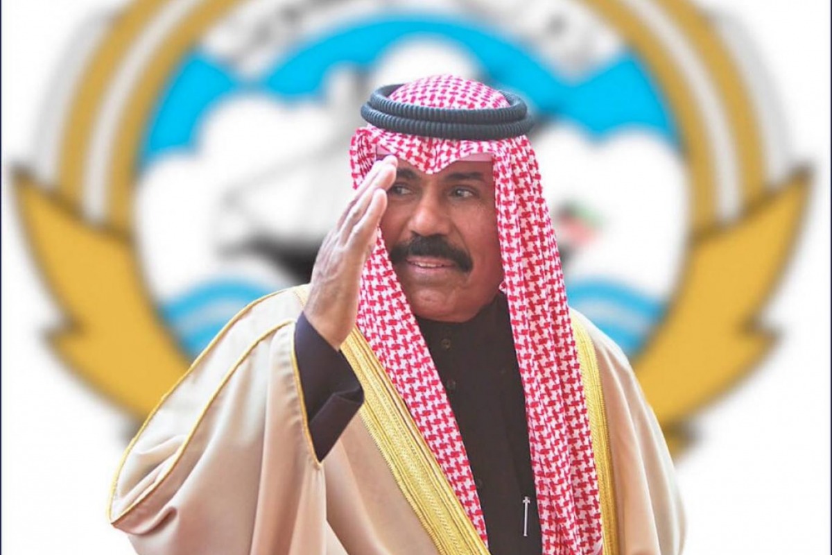 رسالة من أمير الكويت إلى الملك سلمان وأمير قطر